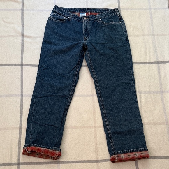 Carhartt Women's Jeans with Flannel Lining 12x32 - Picture 1 of 13